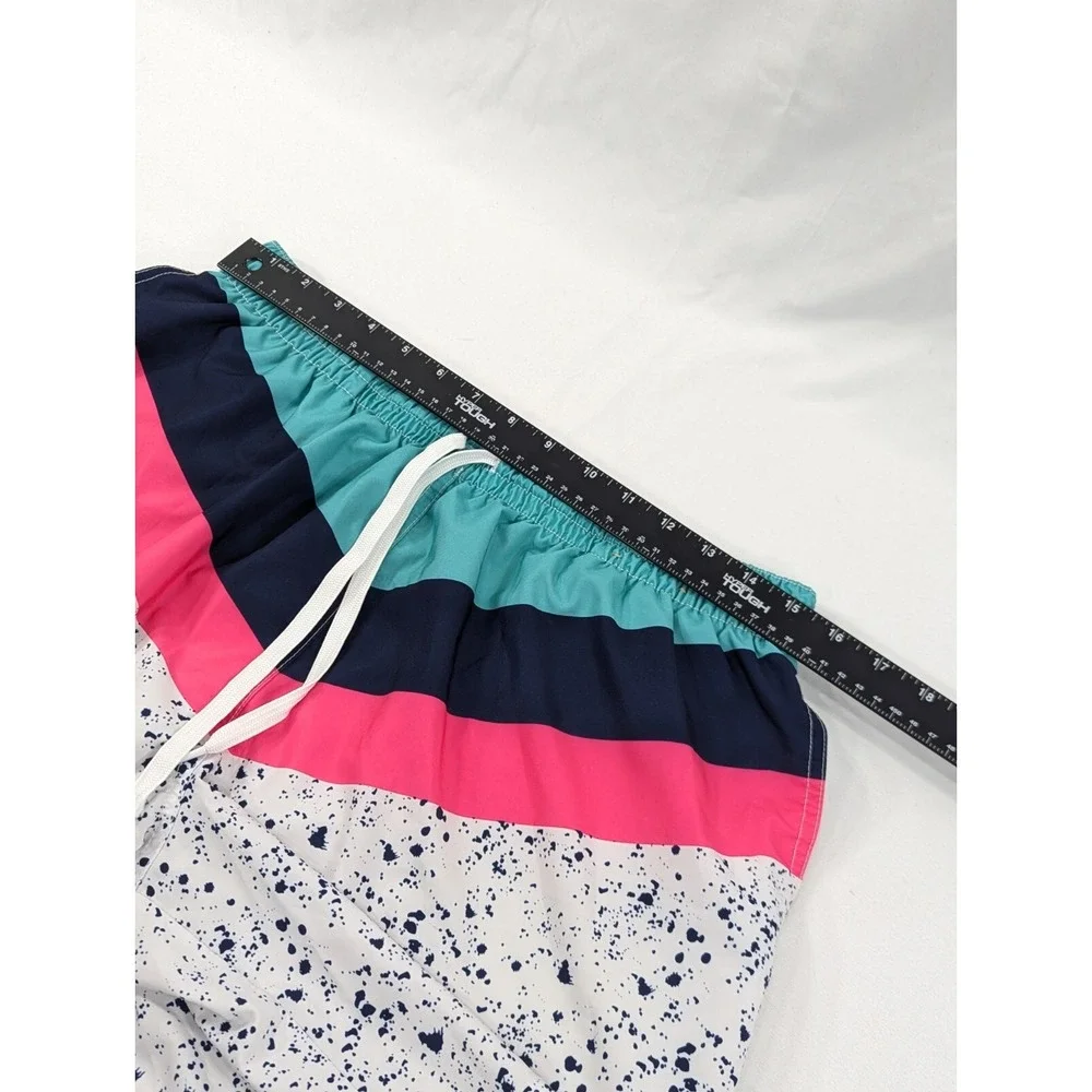 Chubbies‎ The Aquatic Libations Classic Swim Trunks Mens XL Multicolor Pockets